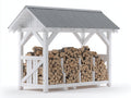Portalegna-Legno-Massello-320x170x240-Bianco-Grigio-Stile rustico