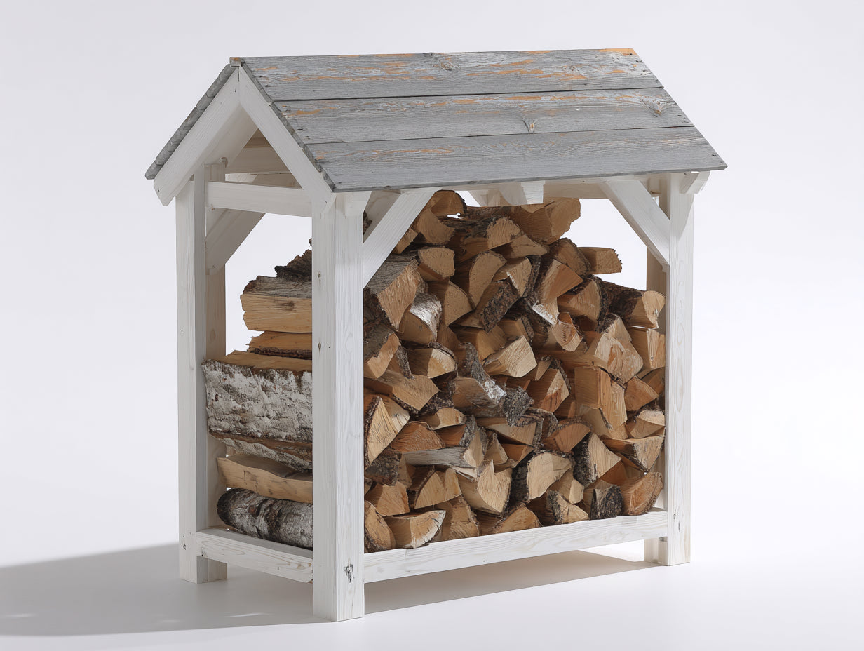 Portalegna-Legno-200x90x170-Bianco-Grigio-Stile rustico