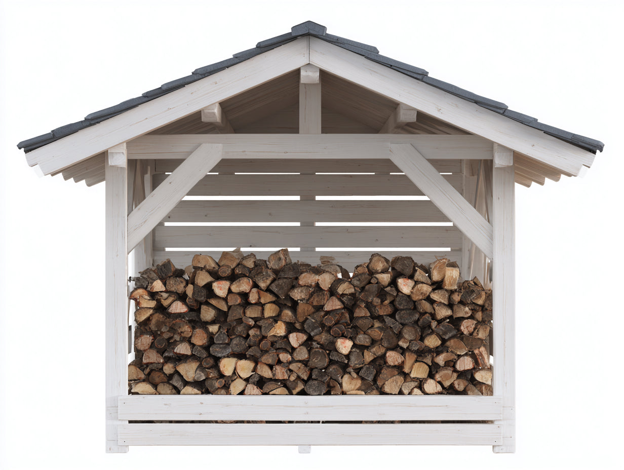 Portalegna-Legno-320x150x230-Bianco-Grigio-Stile rustico