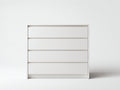 Cassettiera-MDF laccato bianco-110x45x85 cm-Bianco-Minimalista moderno