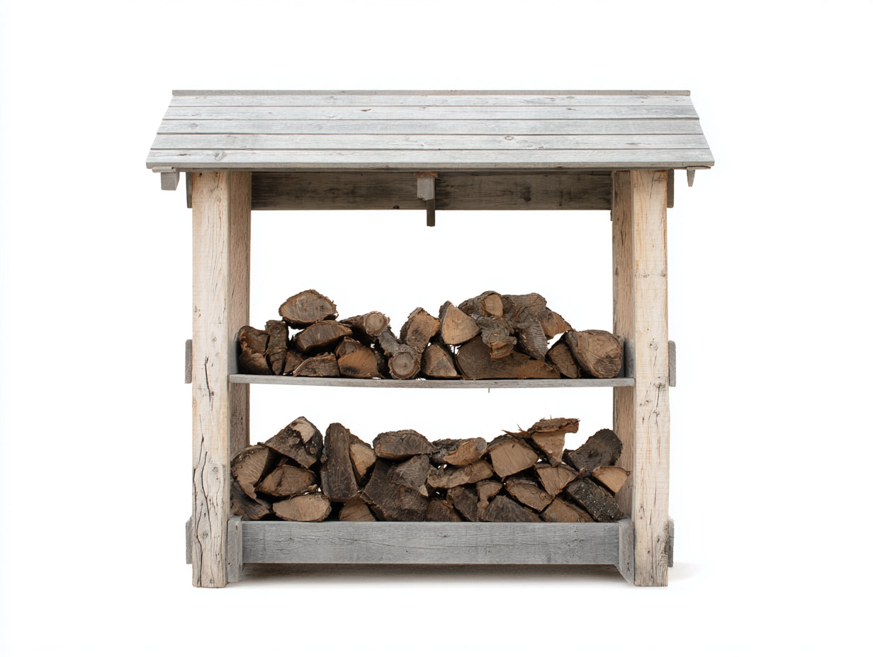 Portalegna-Legno-140x60x120-Grigio-Legno naturale-Stile rustico