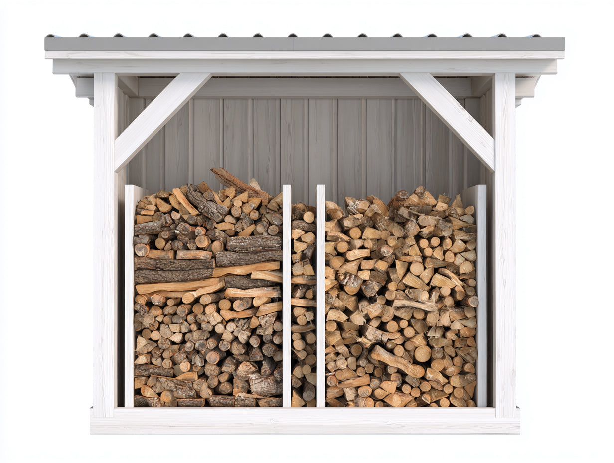 Portalegna-Legno-280x110x210-Bianco-Grigio-Stile rustico